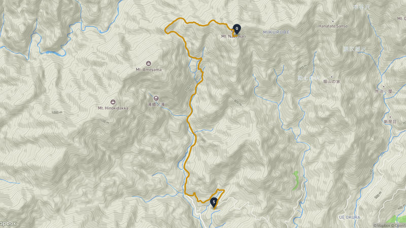 松田町至丹澤大山國定公園 登山路線