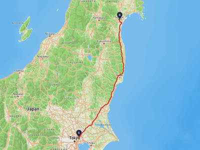 足立区 → 宮城縣廳捨