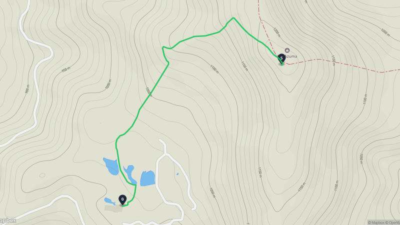 吾妻山 徒步路线
