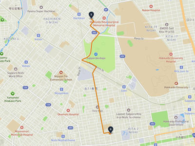 Nishi Ward, Sapporo → Miyoshi Shrine (Sapporo City)