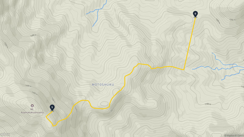 淺間隱山 登山路線