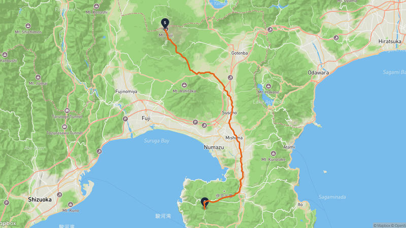 富士山〜達磨山 ハイキングルート