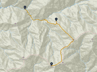 飯田市 → 光岳