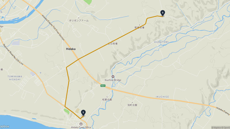 日高町 登山路線