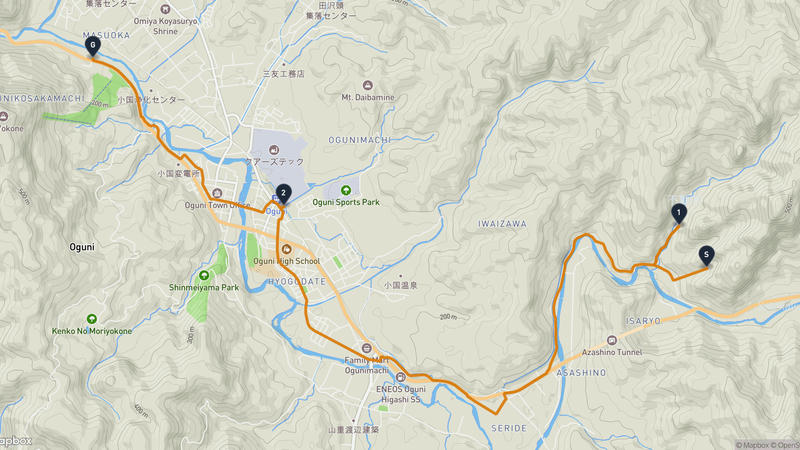 Oguni Hiking Route