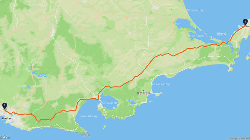 Kushiro to Nemuro Drive