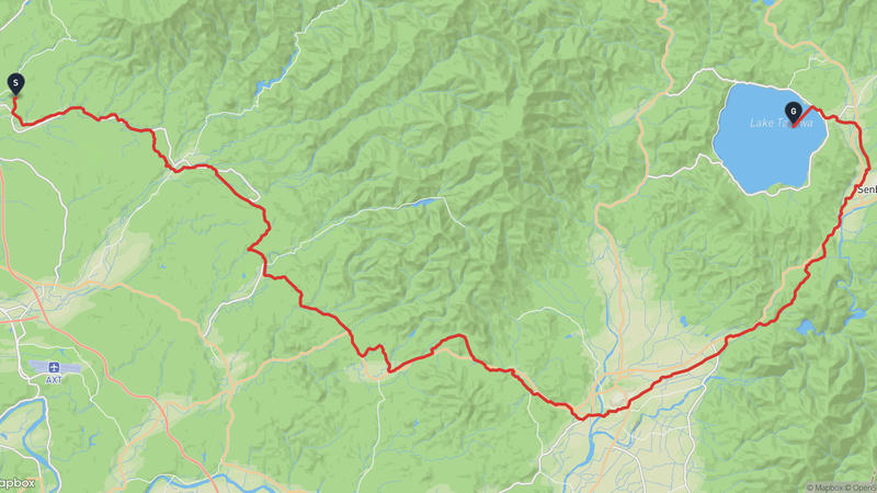 Akita to Lake Tazawa Hiking Route