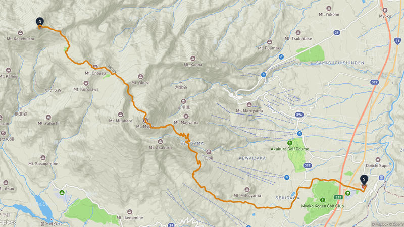 妙高市〜火打山 ハイキングルート