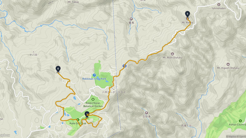 Mount Rokkō to Rokko International Musical Box Museum Hiking Route