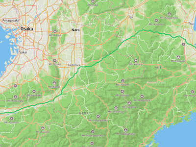 和歌山城 → 光明寺
