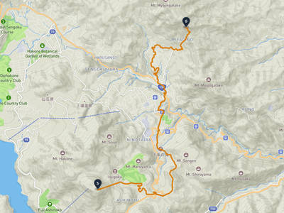 箱根駒岳 → 明神岳