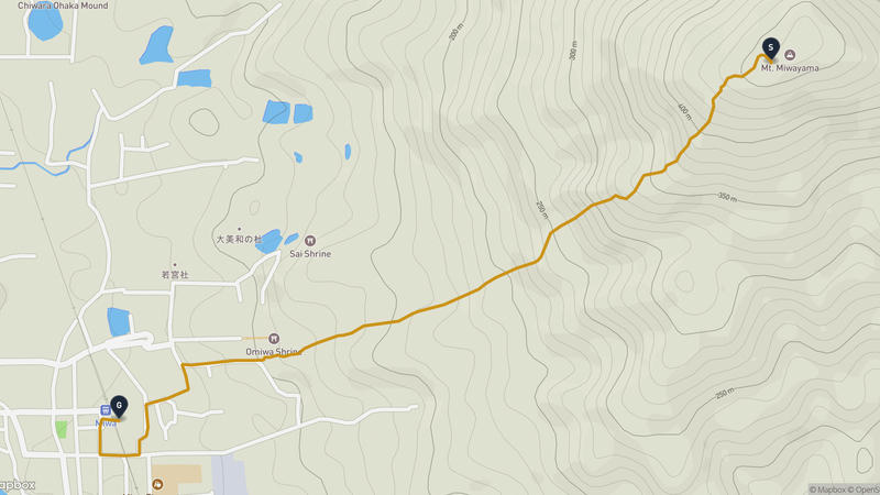 Mount Miwa to Ōmiwa Shrine Hiking Route