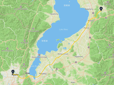 京都國際漫畫博物館 → 米原市