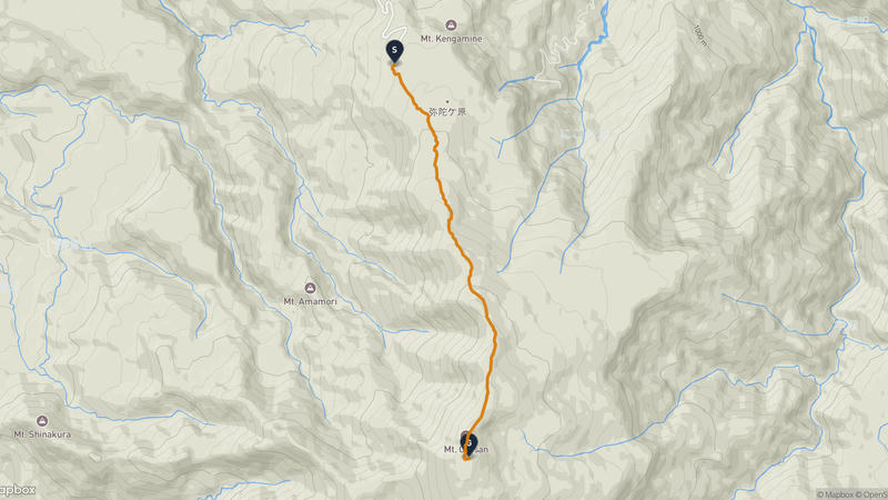 Tsuruoka to Mount Gassan Hiking Route