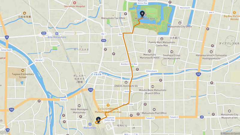 Matsumoto City Timepiece Museum~마쓰모토성 하이킹 루트
