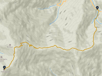 八經岳 → 天川村