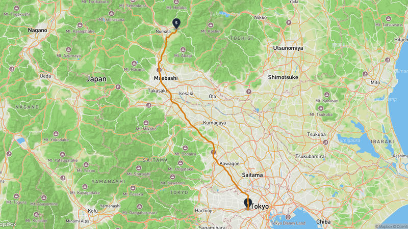 Numata to Setagaya Literary Museum Drive