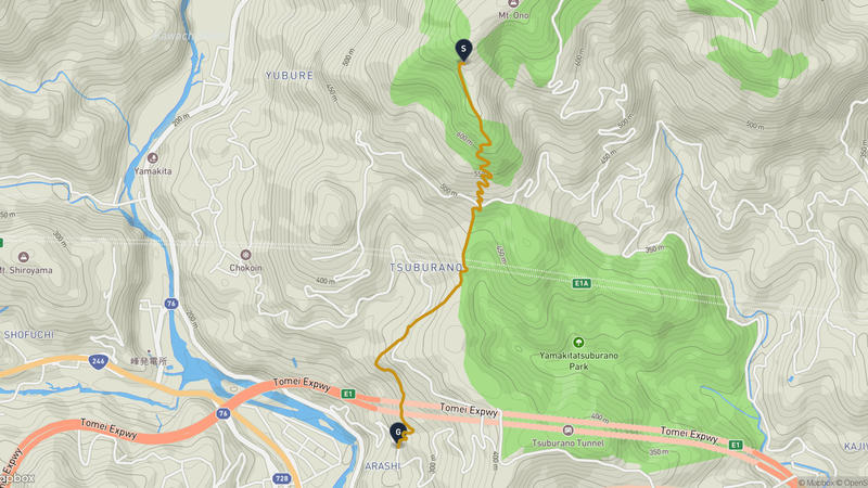Yamakita Hiking Route