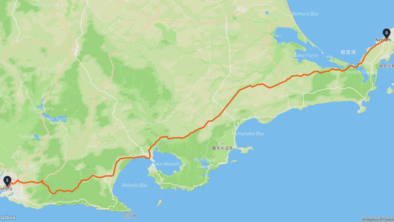 Kushiro to Nemuro Drive