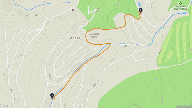 須坂市 登山路線