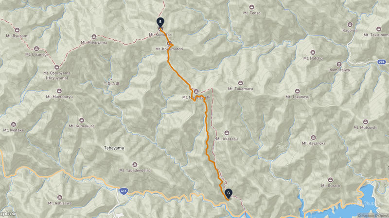 Mount Kumotori to Tabayama Hiking Route