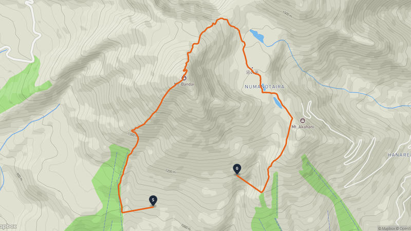 Mount Bandai Hiking Route