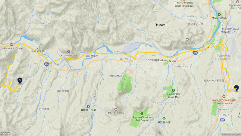 札幌市南区〜札幌芸術の森美術館 ハイキングルート