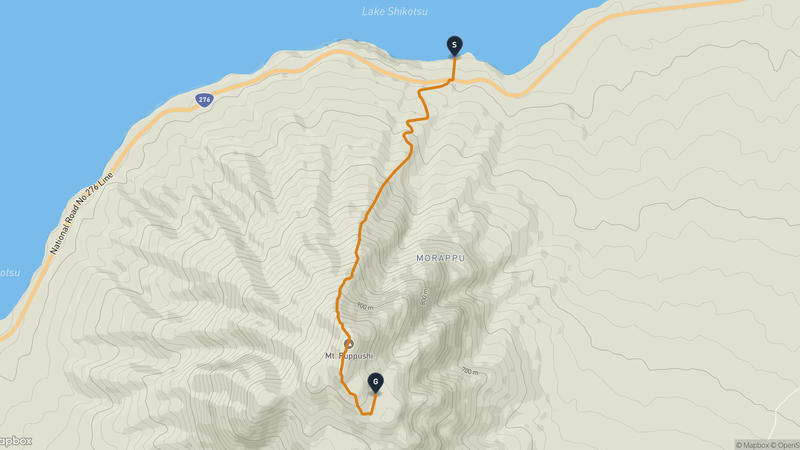 Mount Fuppushi Hiking Route