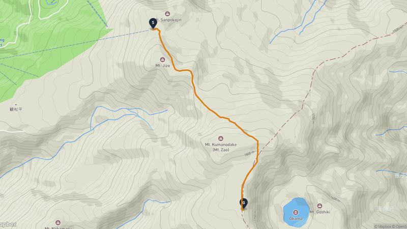 Mount Zaō Hiking Route