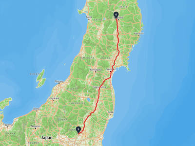 鹿沼市 → 滝沢市
