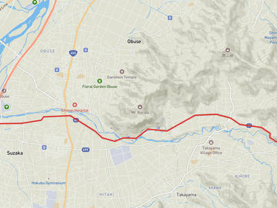Suzaka → Nakano