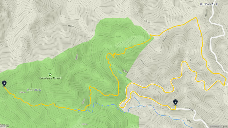 Santou yama Hiking Route