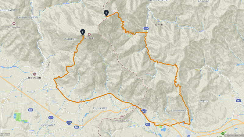 Mount Ibuki Hiking Route