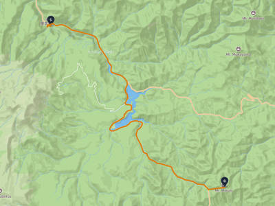上川町 → 三國山