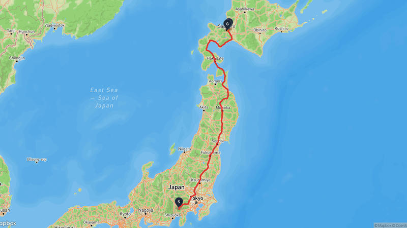富士吉田市至羊之丘展望臺 駕車路線