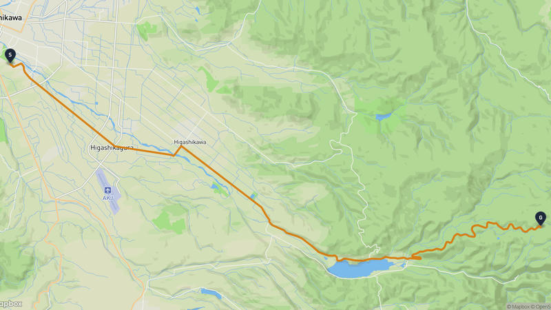 Asahikawa to Higashikawa Drive