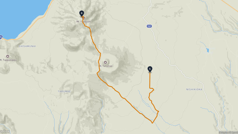 Tomakomai to Mount Fuppushi Hiking Route