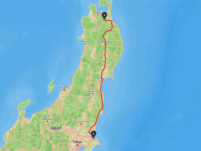 Itako → Towada