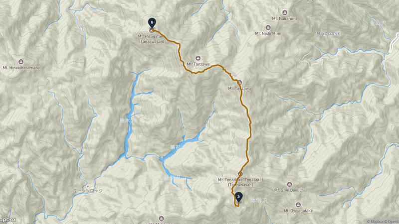 Mount Tanzawa Hiking Route