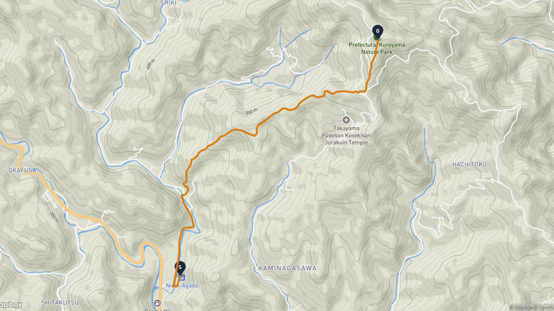 Hanno to Kanhassyu Miharashidai Hiking Route