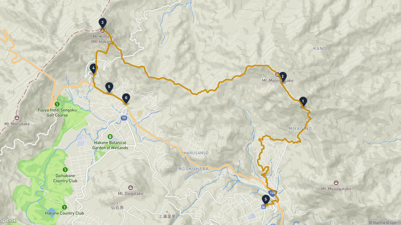 Hakone Museum of Art to Museum of The Little Prince in Hakone Hiking Route