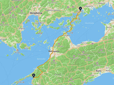 新尾道大橋 → 八幡浜市