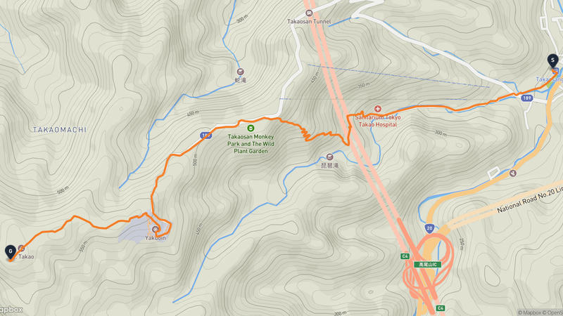 Mount Takao Hiking Route