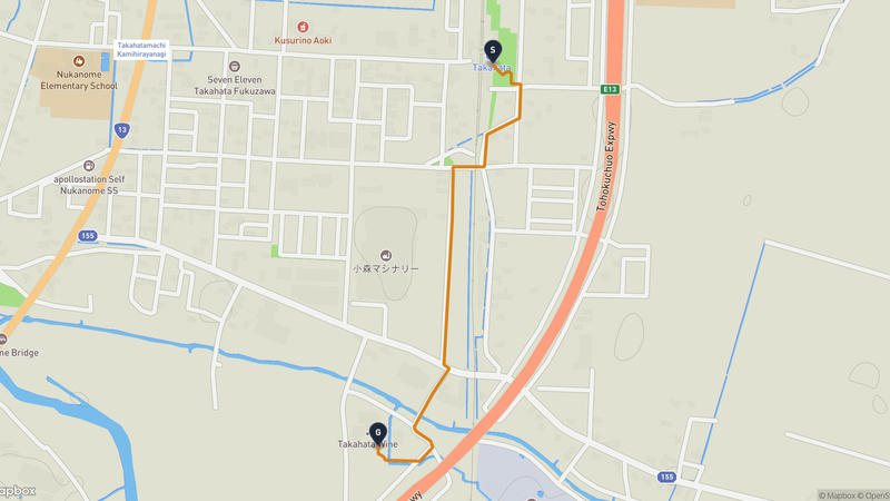 Takahata Hiking Route