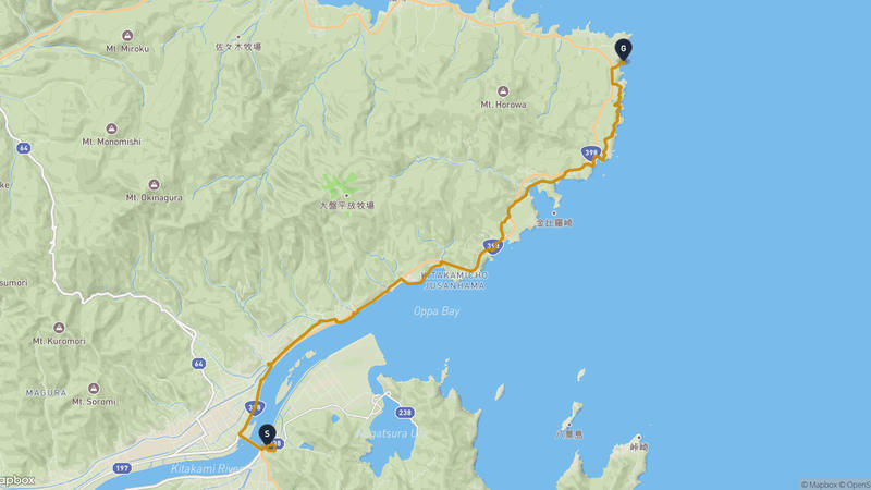 石巻市 徒步路线