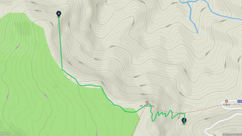 嬬恋村至高山村 登山路線