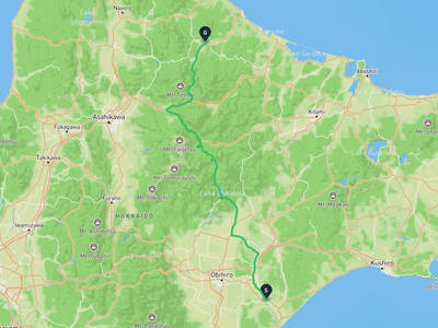 豊頃町 → 滝上町