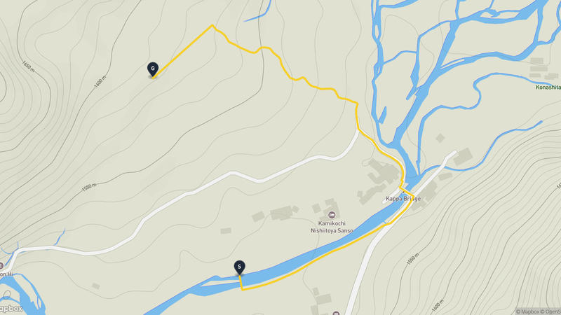 上高地 登山路線
