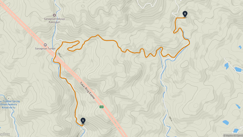 Sanage yama Hiking Route