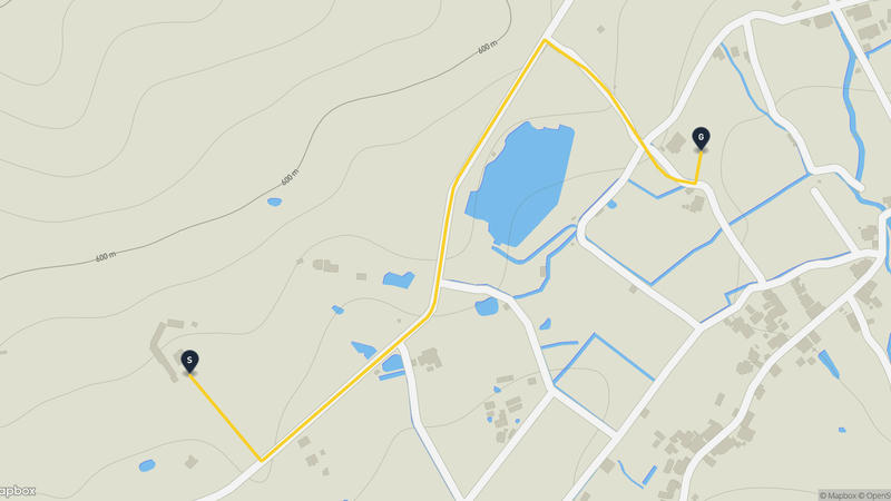 馬籠宿 駕車路線